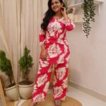 Coral Charm Co-ord Set